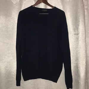 Blue crew neck sweater